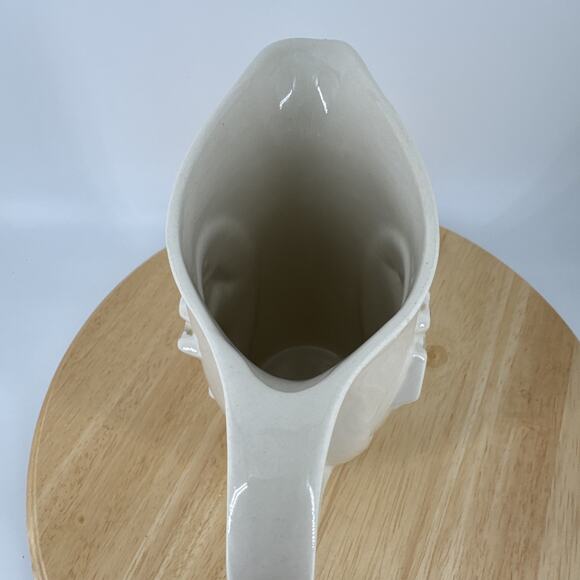 Seagrams 7 Crown Whiskey Ceramic Bar Pitcher 7" Tall VTG Barware Pub Bar - Picture 12 of 14